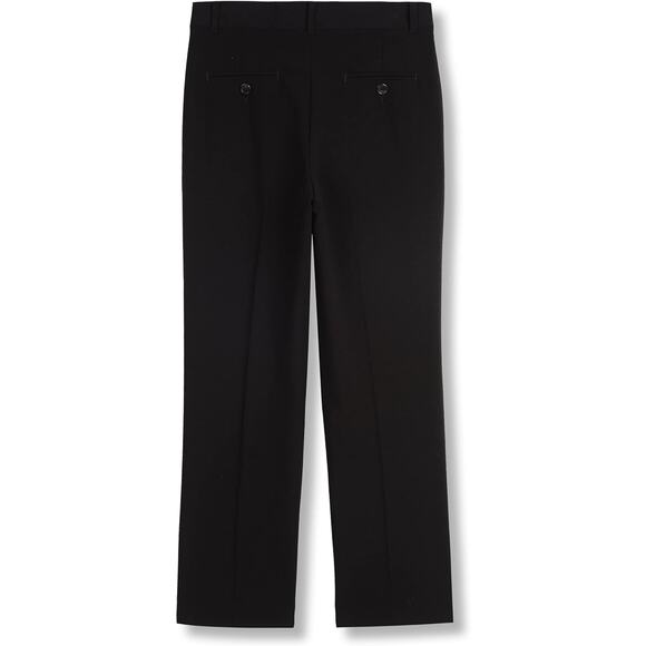 Calvin Klein Boys' Flat-Front Bi-Stretch Dress Pant, husky 14 boys casual slacks - Picture 2 of 5